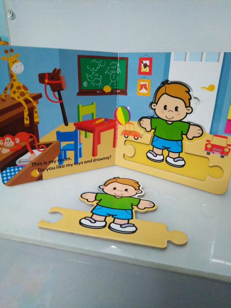 Family Puzzle Board Book, Hobbies & Toys, Books & Magazines, Children's ...