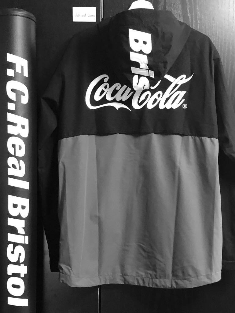 FCRB Coca Cola Warm Up Jacket, 男裝, 外套及戶外衣服  Carousell