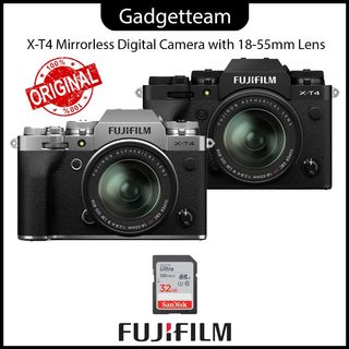 Fujifilm X-T4 Mirrorless Digital Camera XF18-55mm Lens Kit - Black