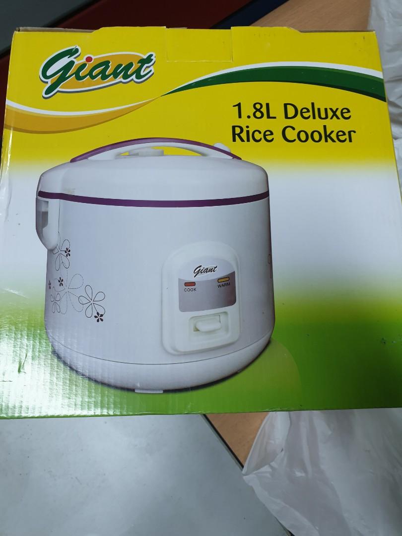 Giant 1.8L Rice Cooker, TV & Home Appliances, Kitchen Appliances