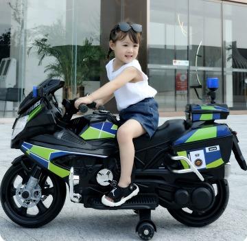 Electric ride on sales police bike