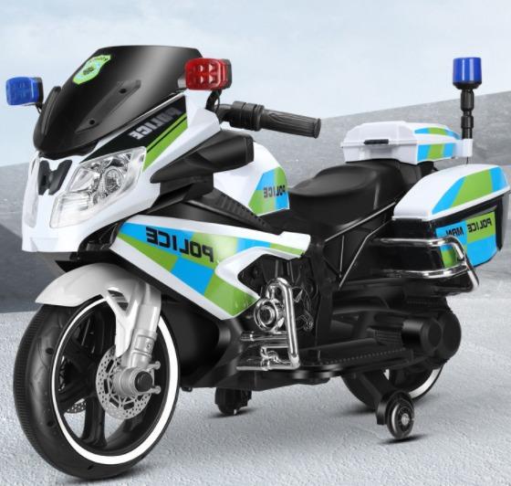 Battery operated police motorcycle hot sale