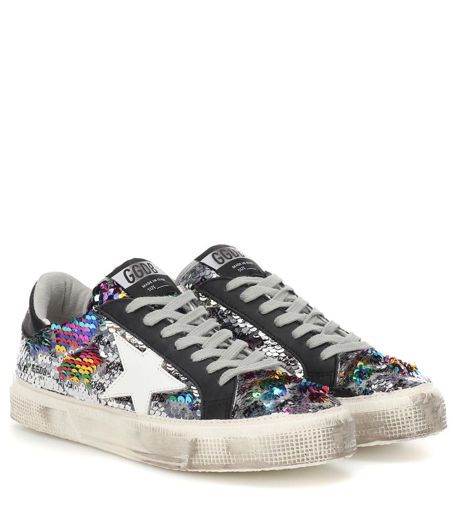 Golden goose sales may sequin