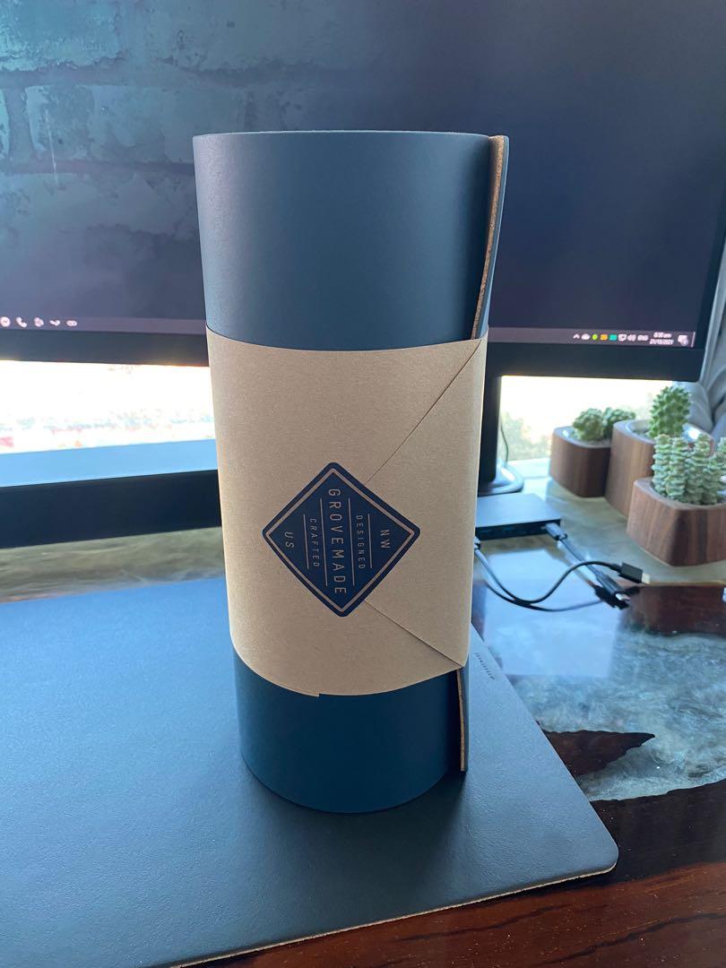 Grovemade Matte Desk Pad (Medium, Navy), 電腦＆科技, 桌上電腦 Carousell