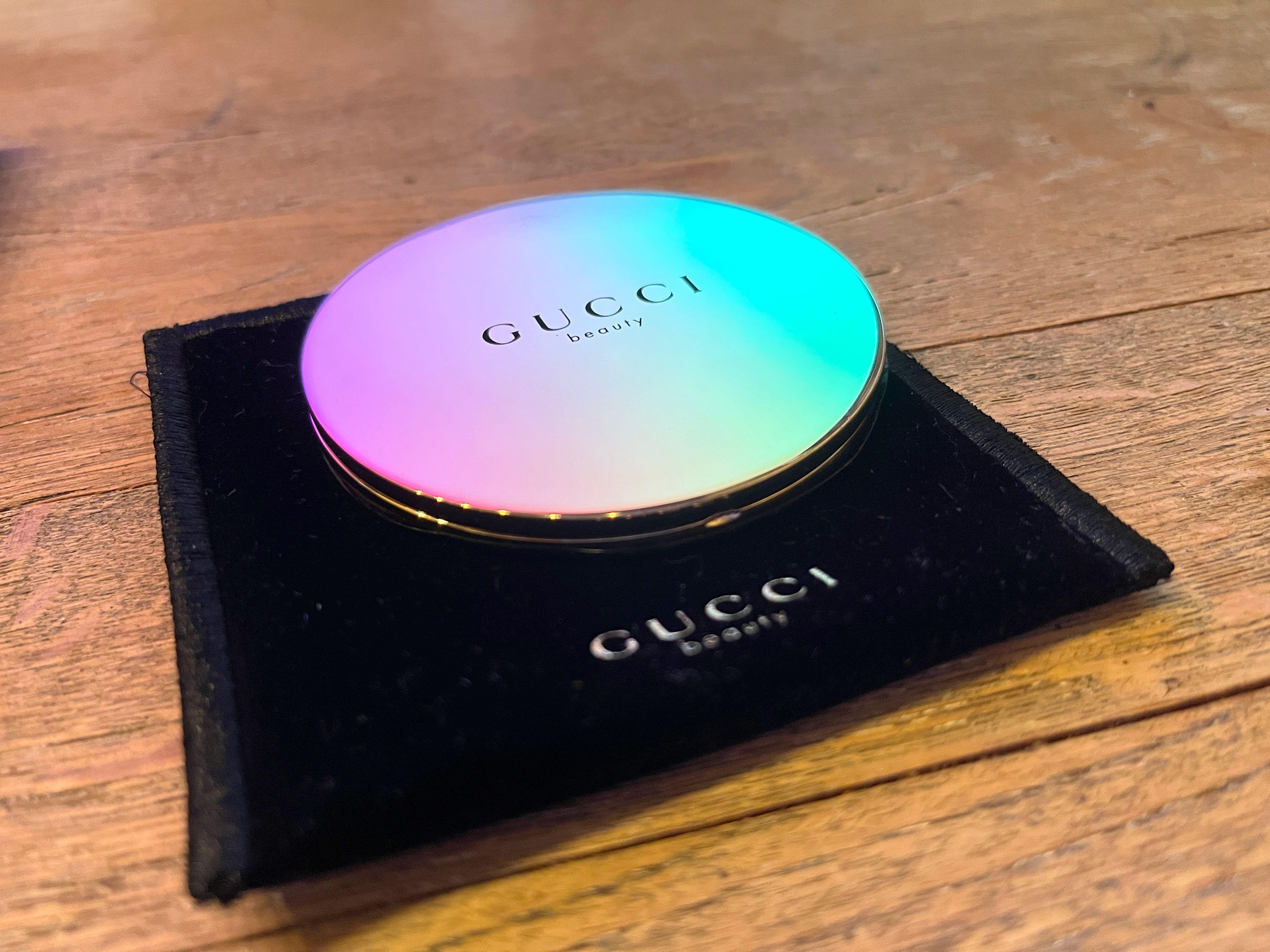 Promotional compact mirror as a GWP by Gucci