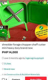 Heavy duty grass and vegetables shedder