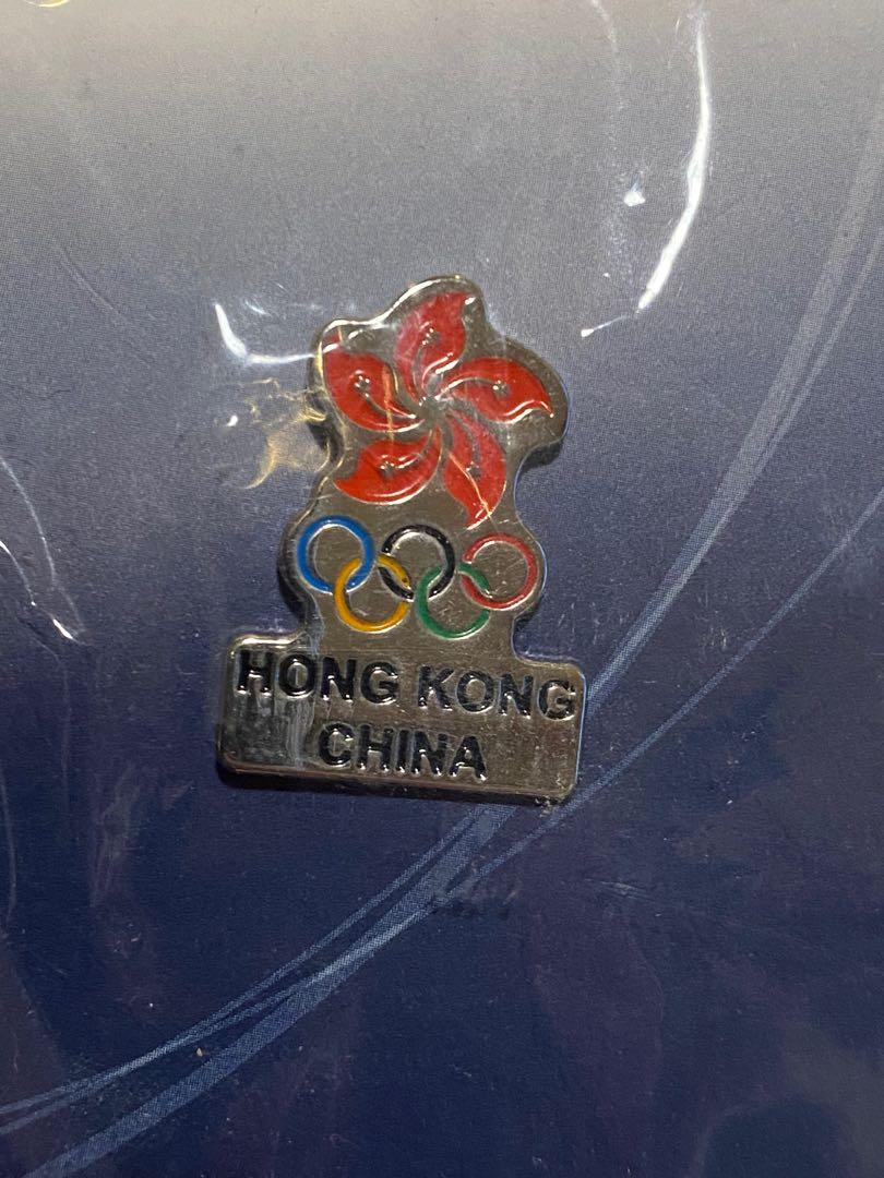 Hong Kong Olympic Team Pin, 興趣及遊戲, 古董收藏, 收藏品及紀念品 - 郵票及印刷品 - Carousell