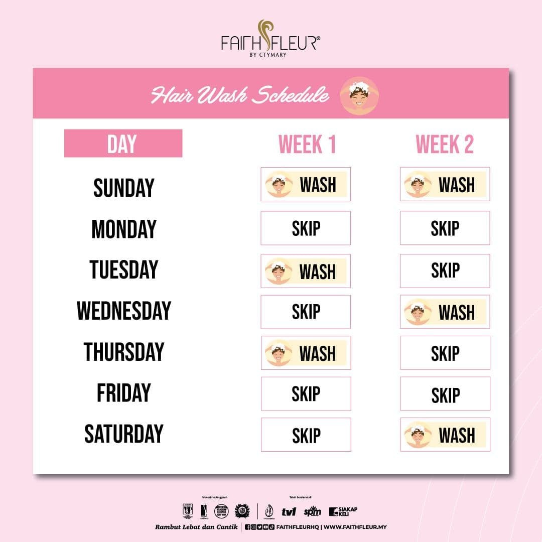 How to achieve great hair - create a schedule for it ☺️, Beauty & Personal Care, Hair on Carousell How to achieve great hair - create a schedule for it ☺️, Beauty & Personal Care, Hair on Carousell