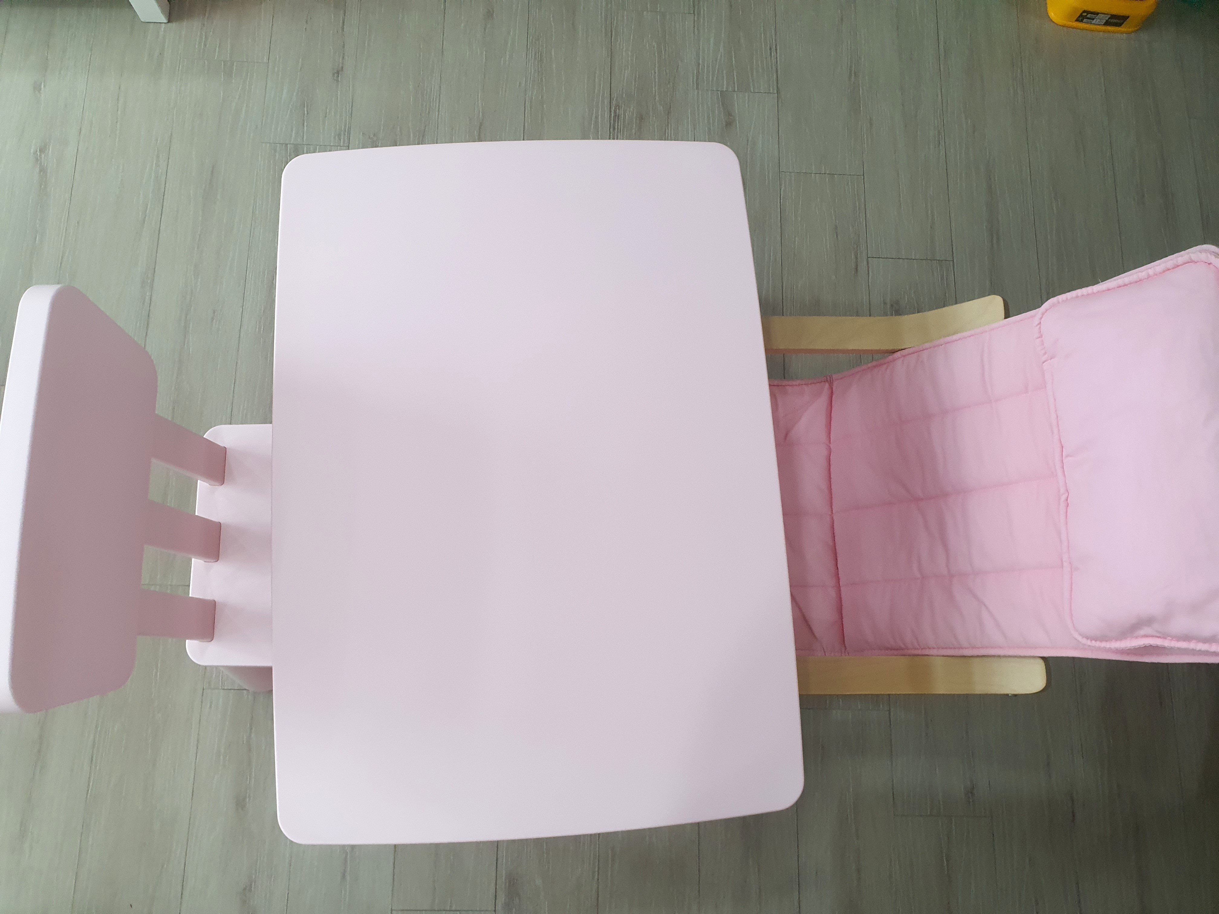 Ikea baby pink kids table & chairs set, Babies & Kids, Baby Nursery