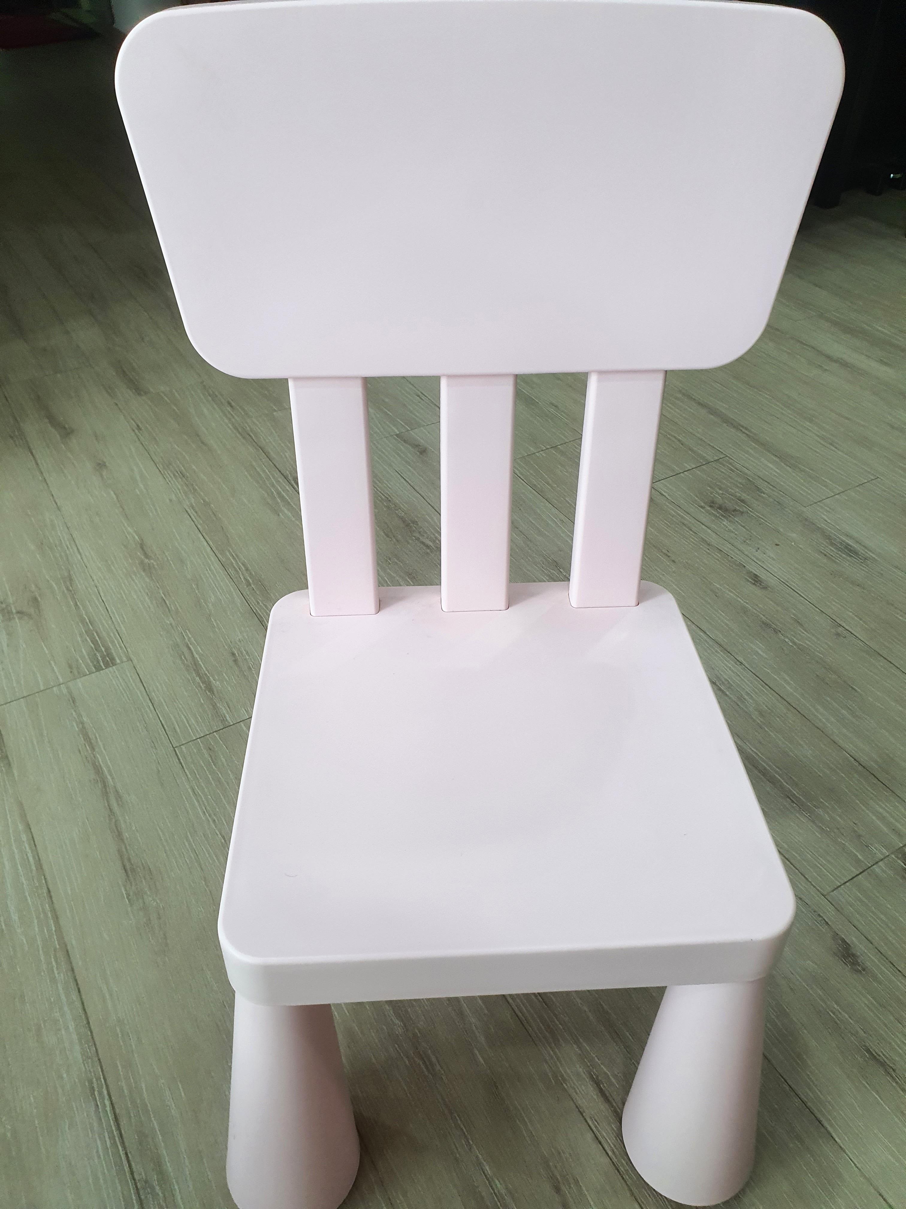 Ikea baby pink kids table & chairs set, Babies & Kids, Baby Nursery