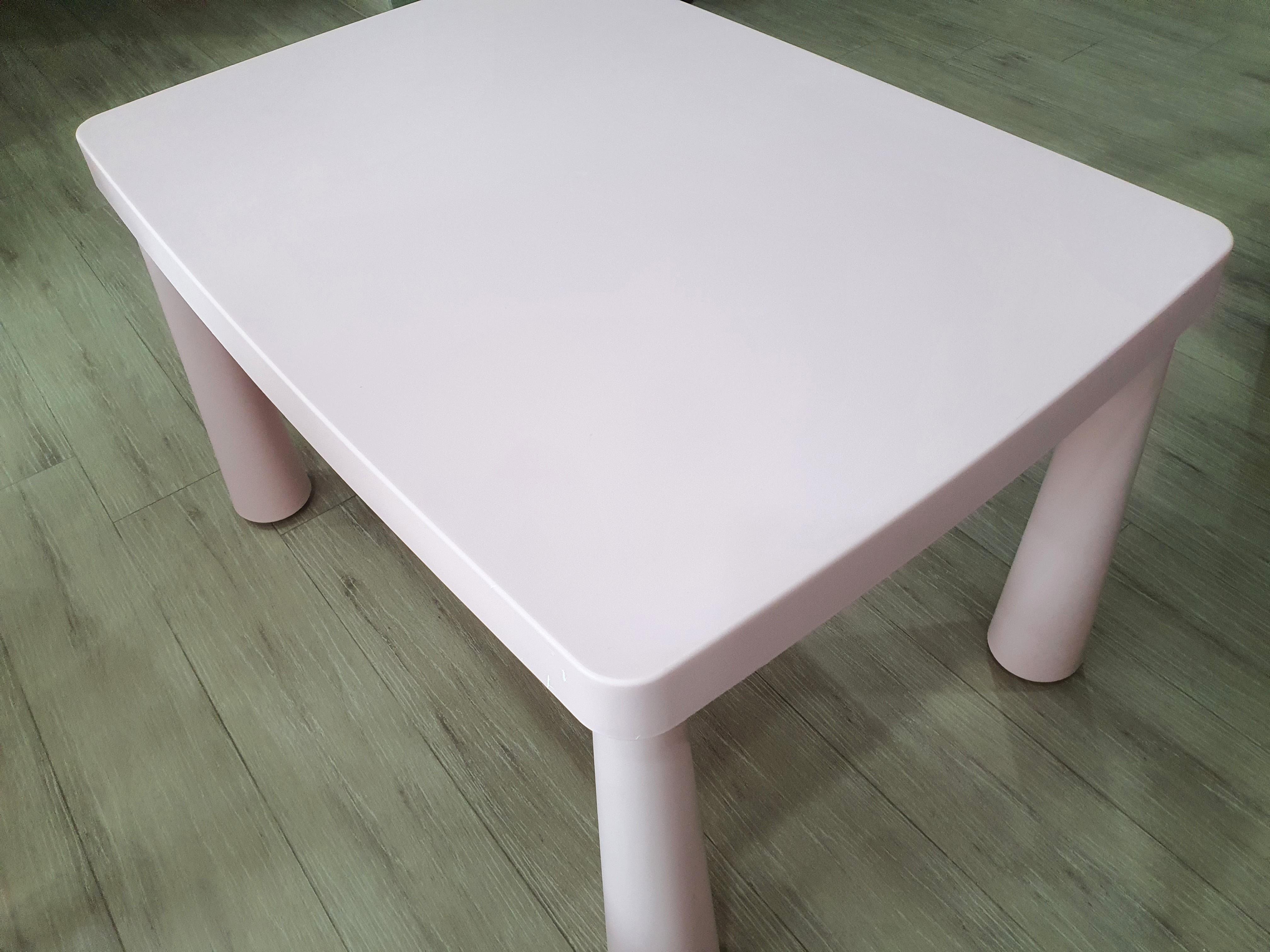 Ikea baby pink kids table & chairs set, Babies & Kids, Baby Nursery