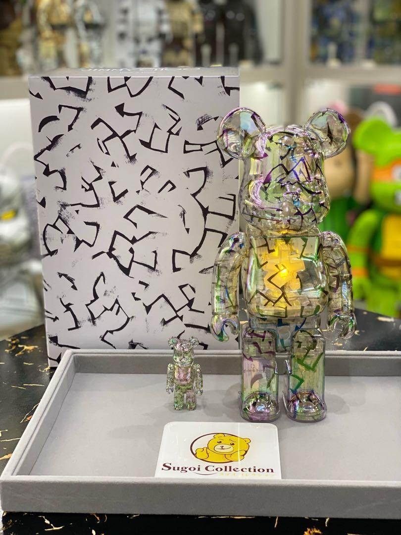 [In Stock] BE@RBRICK x Jimmy Choo 400%+100% bearbrick