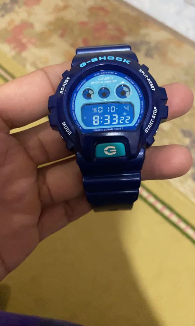 G shock biru muda online