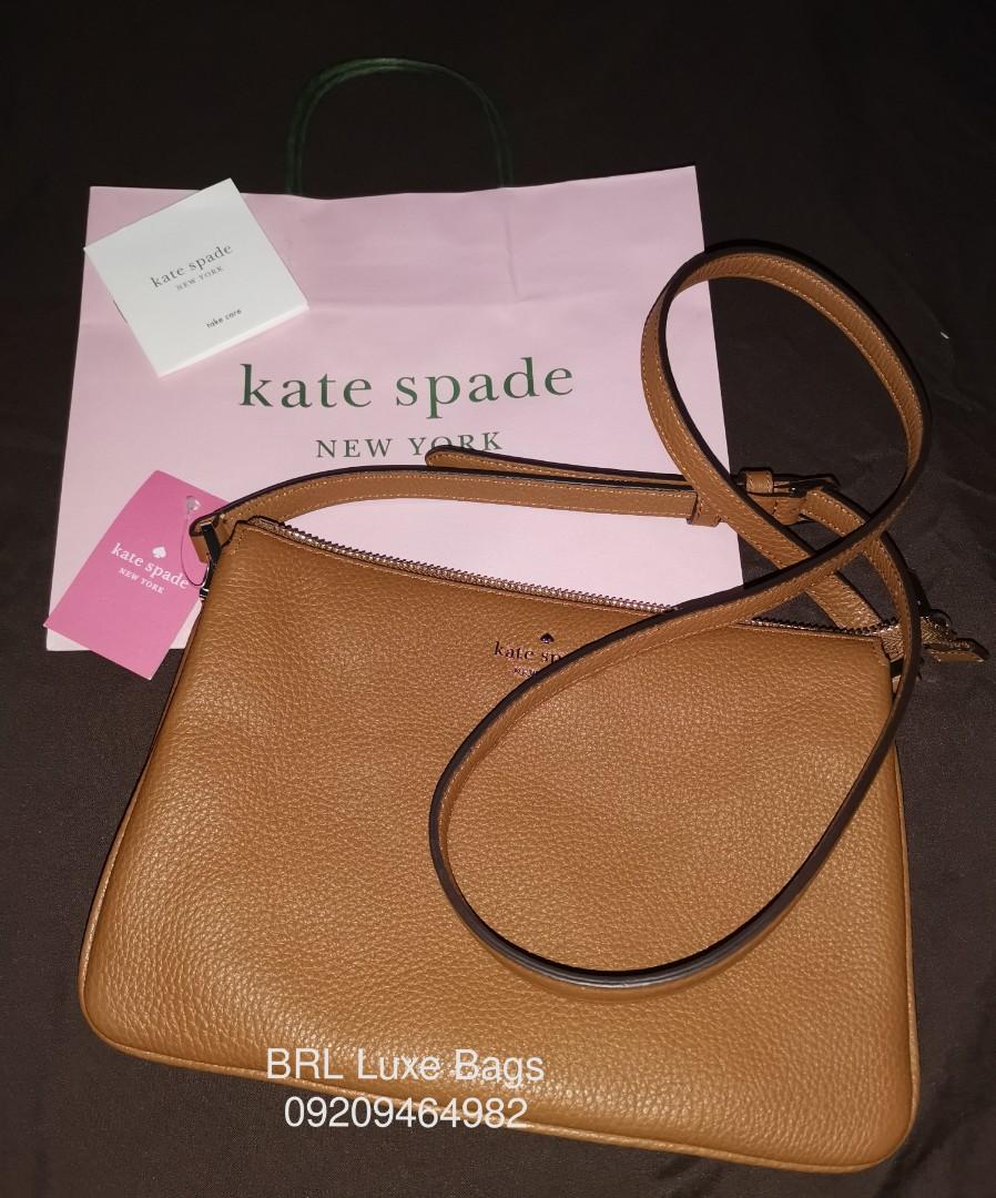 Kate Spade Leila Triple Gusset Crossbody, Luxury, Bags & Wallets on  Carousell