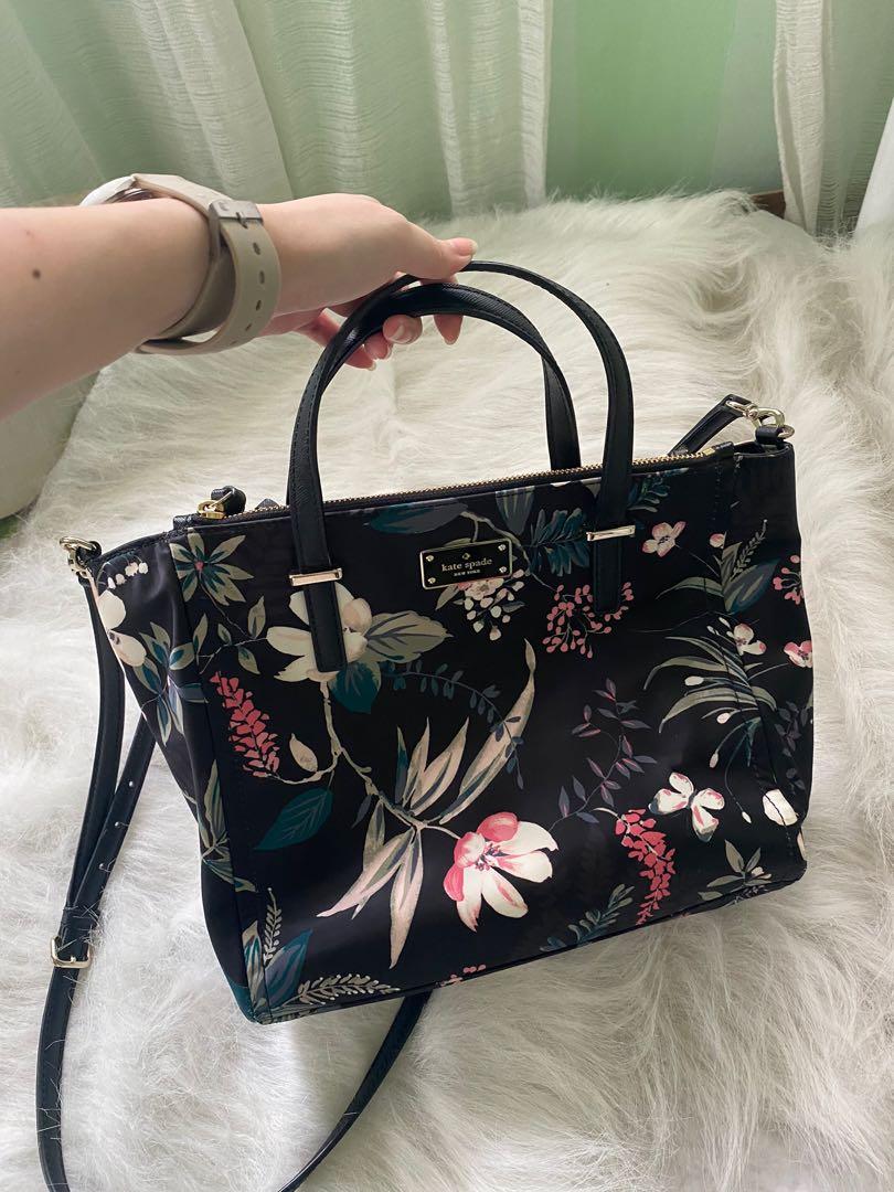 Kate Spade New York floral bag, Luxury, Bags & Wallets on Carousell