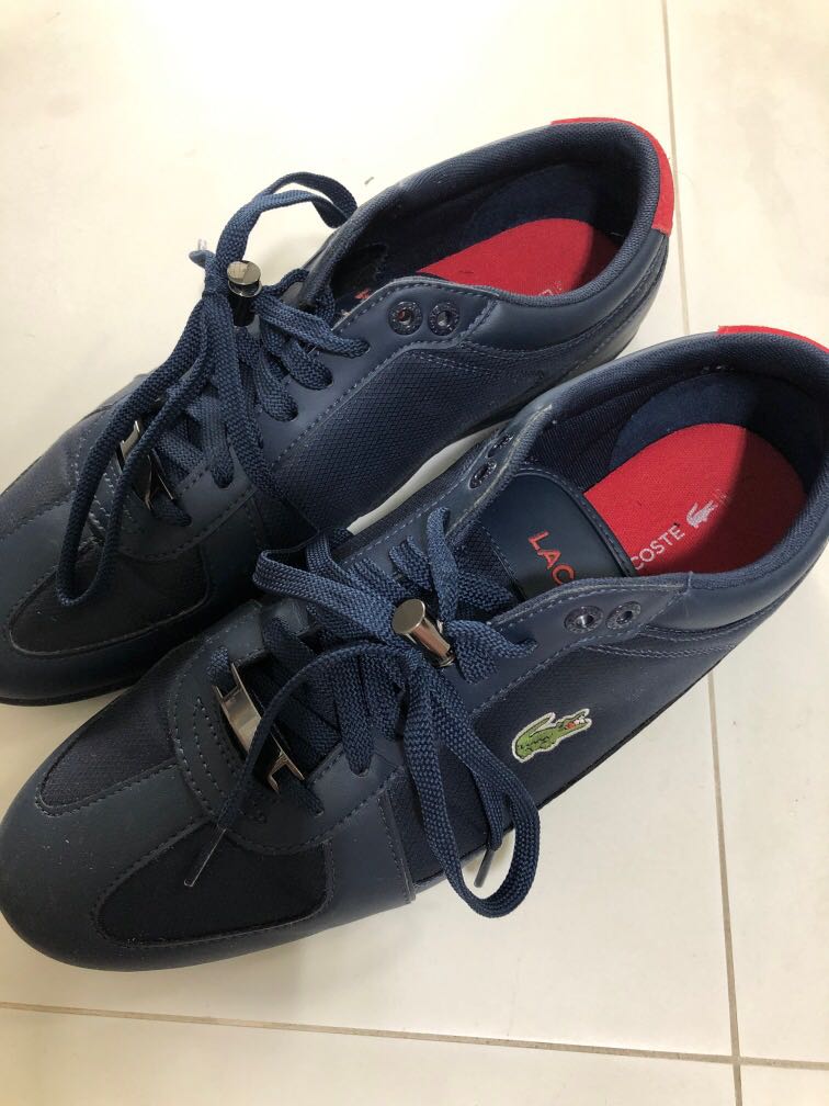 lacoste blue pumps