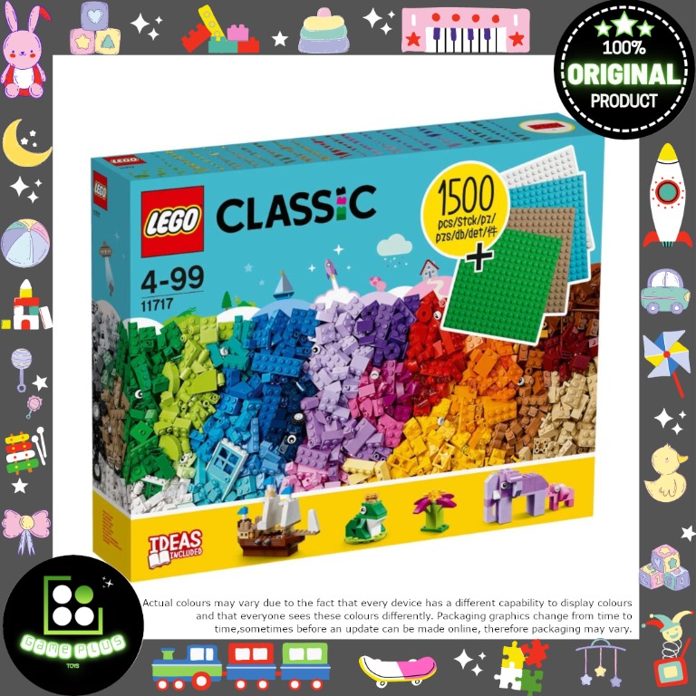 LEGO Classic 11717 Bricks and Bricks Plates Set 1500pcs Hobbies Toys Toys Games on Carousell