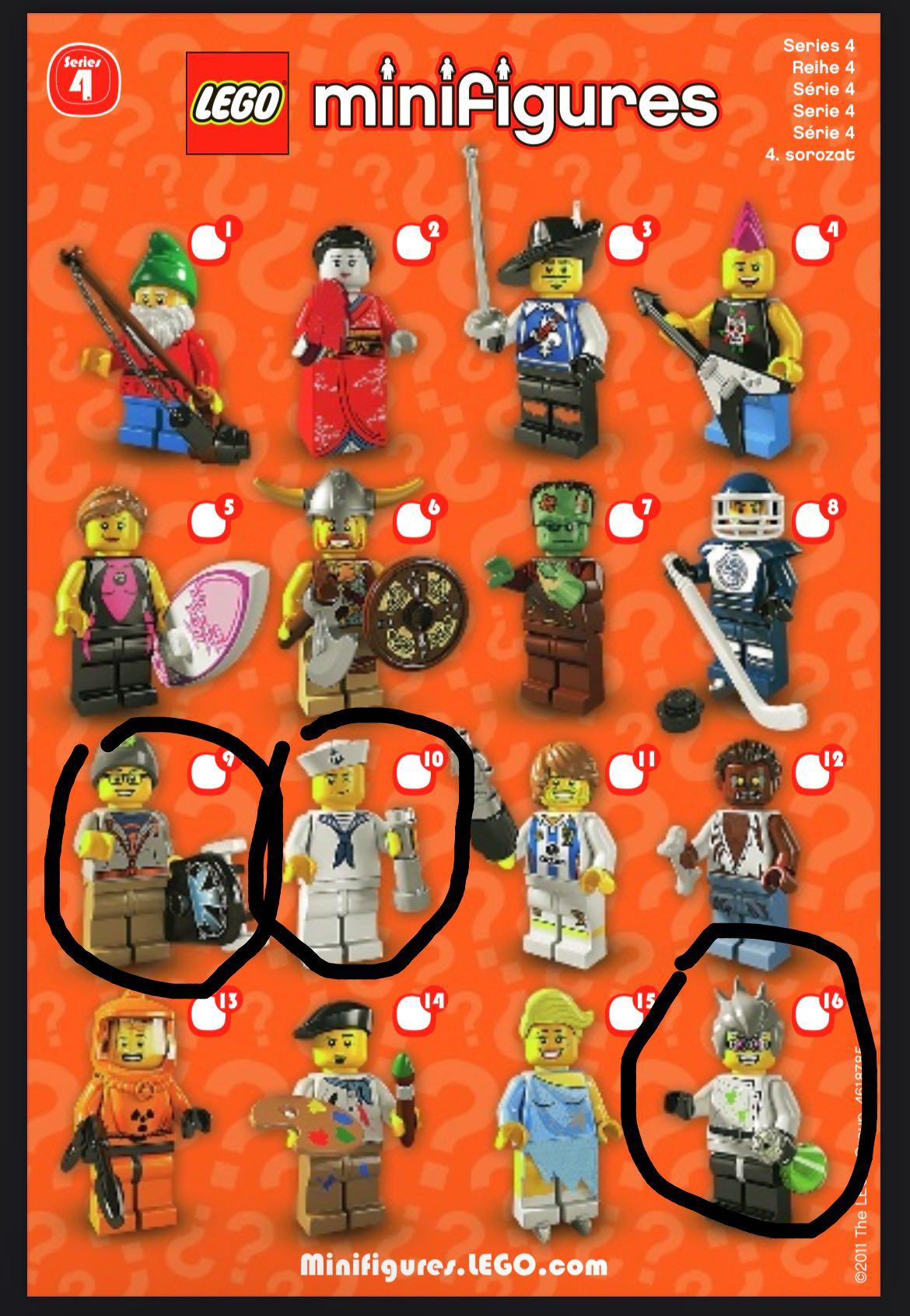 Lego Minifigures Series 4 Assorted Hobbies Toys Toys Games