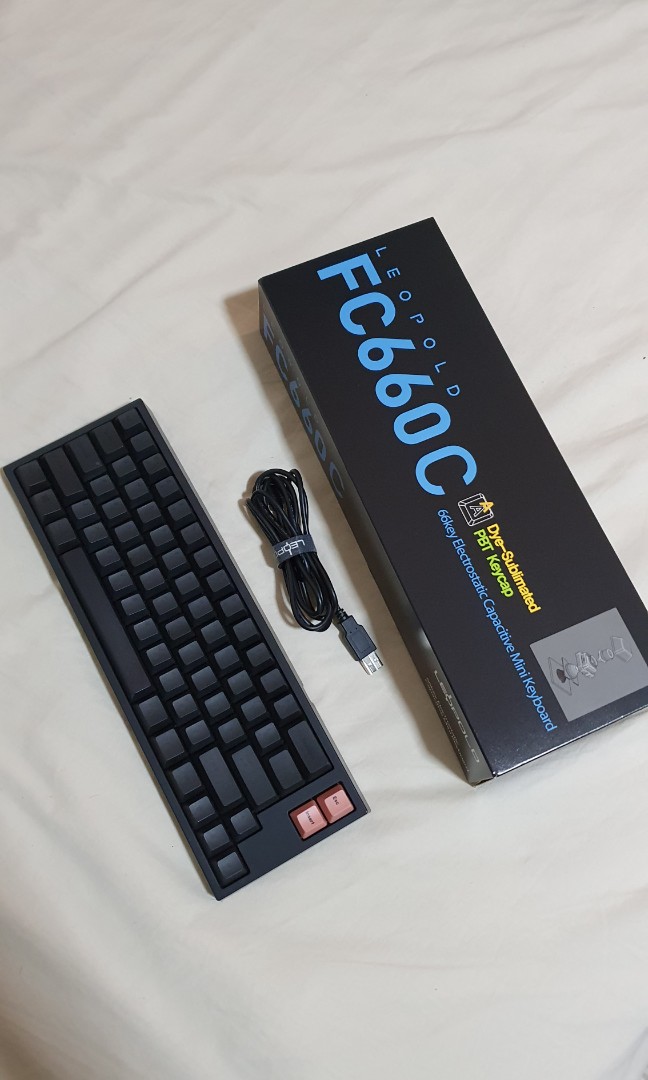 Leopold FC660C Topre Keyboard (Black), Computers & Tech, Parts