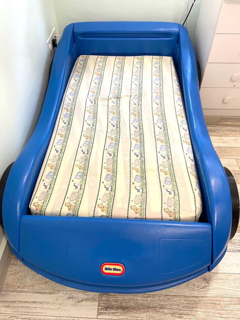 Little Tikes Blue Sports Car Twin Bed (Toddler Bed), Babies & Kids