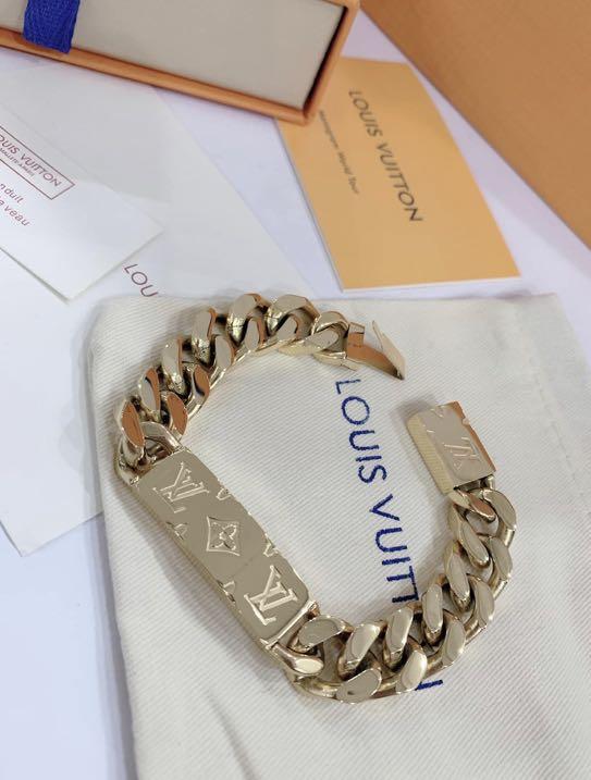Lv gold chain bracelet Louis Vuitton preorder, Women's Fashion