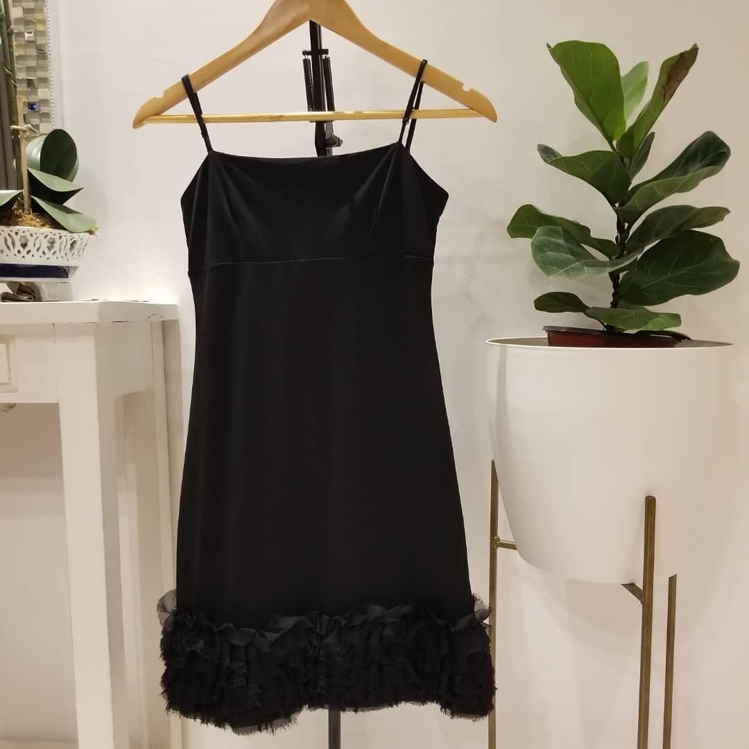 Mango little black dress 2025
