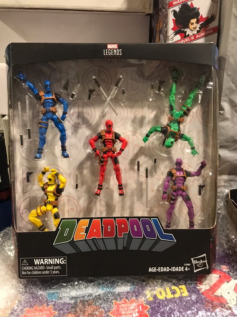 Marvel legends deadpool rainbow squad sales