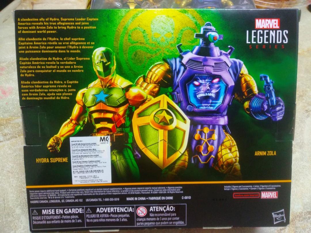 Marvel Legends Toys R Us Exclusive 2Pack Hydra Supreme Arnim Zola Misb