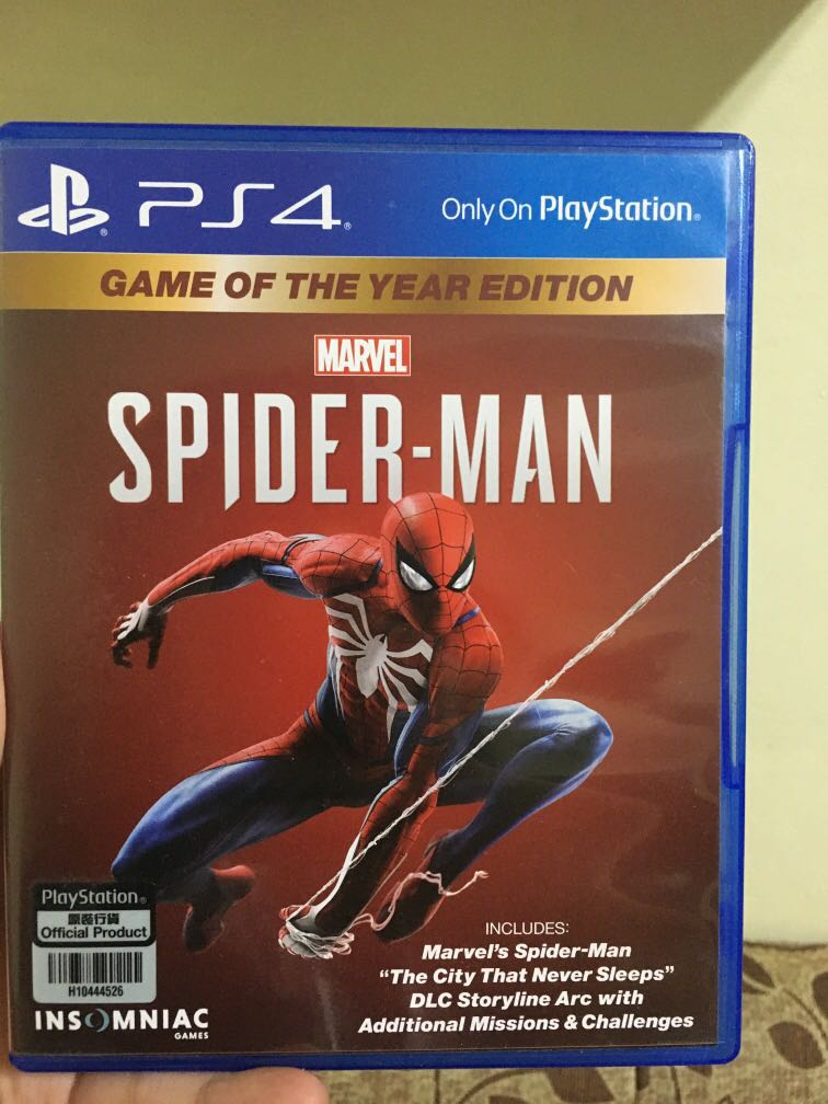 Marvel Spider Man PS4 of the year edition, Video Gaming, Video Games, PlayStation on Carousell