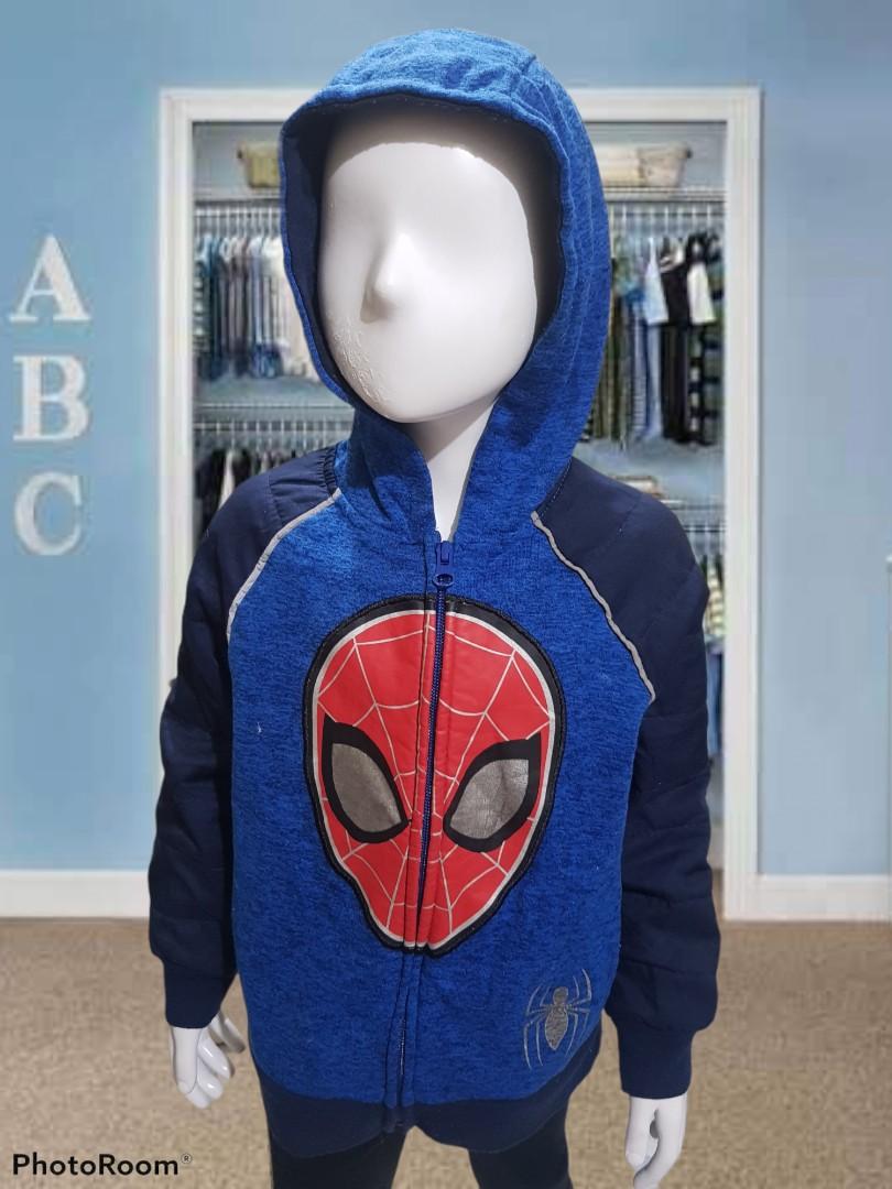 MARVEL Spiderman Hoody Jacket size age 5T on Tag Babies Kids