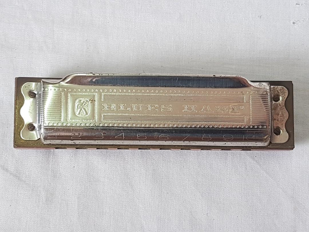 M.Hohner Blues Harp Harmonica Made In Germany, Hobbies & Toys, Music