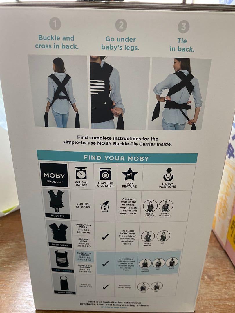 Moby Buckle Tie Baby Carrier