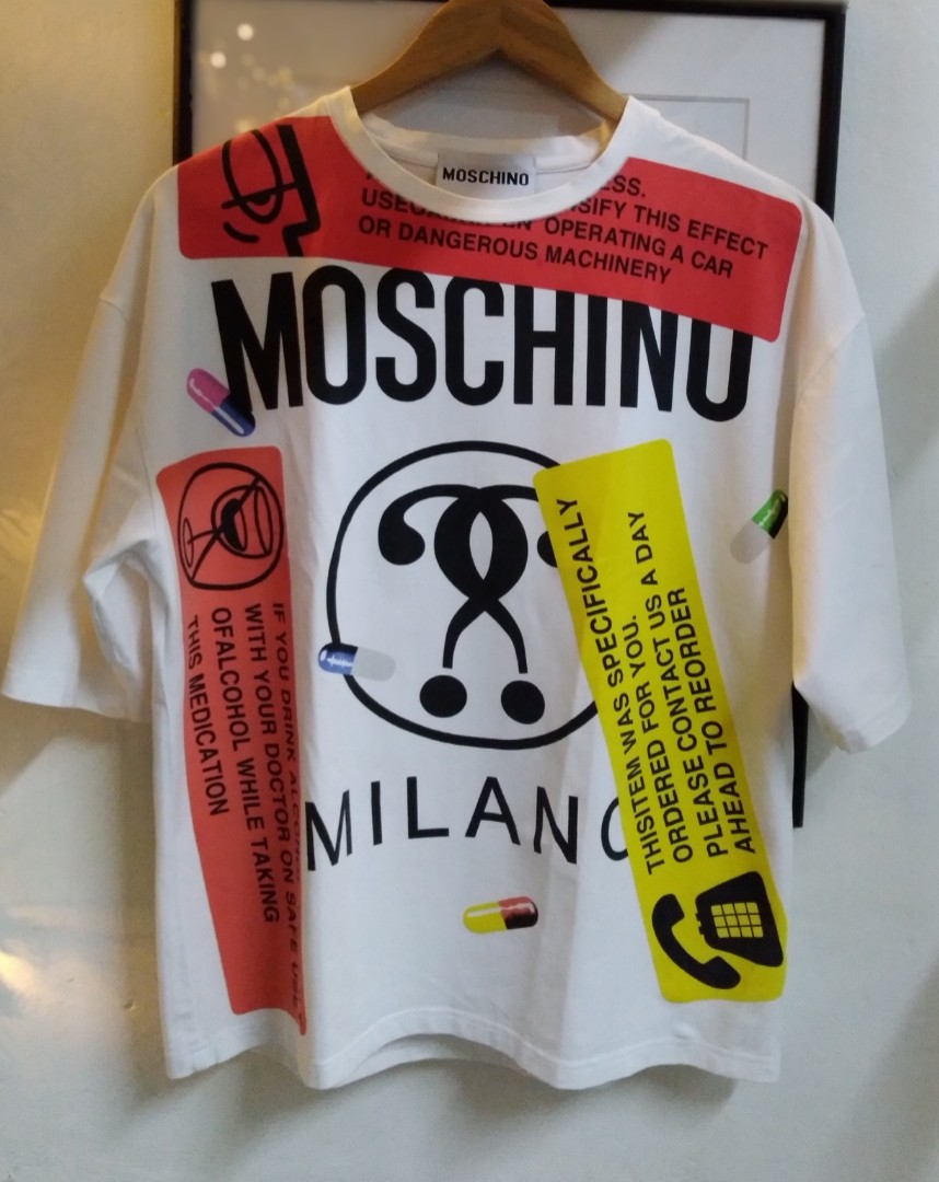 💛MOSCHINO PILL💊 TSHIRT❤, Luxury 