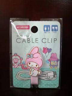 My Melody cute cable clip