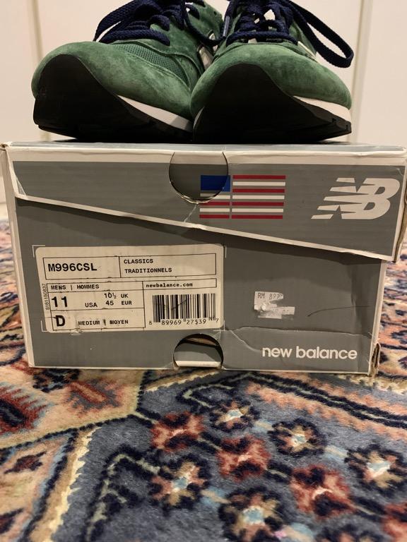 New Balance 996 Made in USA Dark Green Men s Fashion Footwear