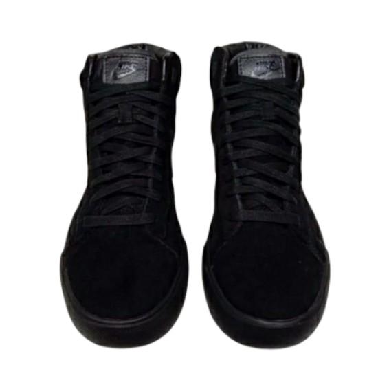 Nike Blazer x CDG Full Black, Fesyen Pria, Sepatu , Sneakers di Carousell