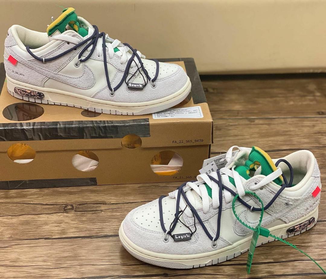 Nike dunk low x off white 