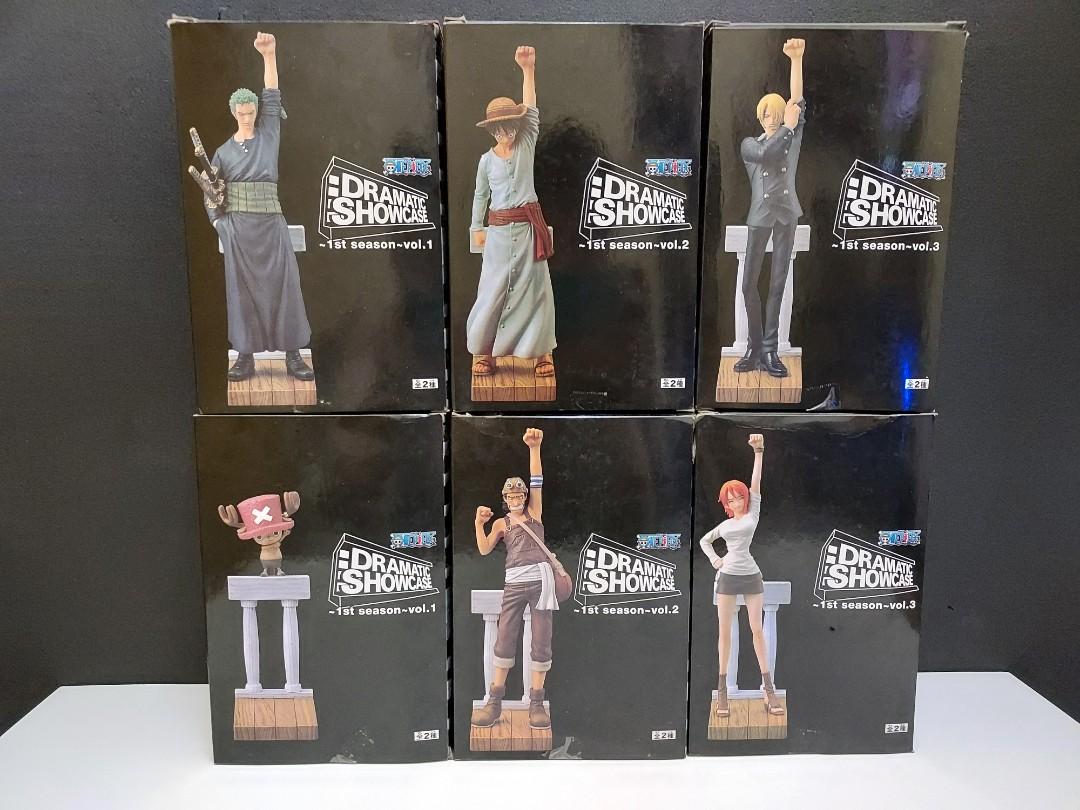 One Piece - Dramatic Showcase (Vol. 1) (Banpresto) - SET COMPLETO -  ENCOMENDA LIMITADA