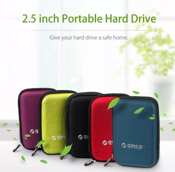 ORICO 2.5 Inch HDD Box Bag Case Portable Hard Drive Bag for External