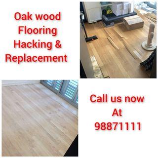 Parquet, Oak, maple wood repair n floor varnishing services