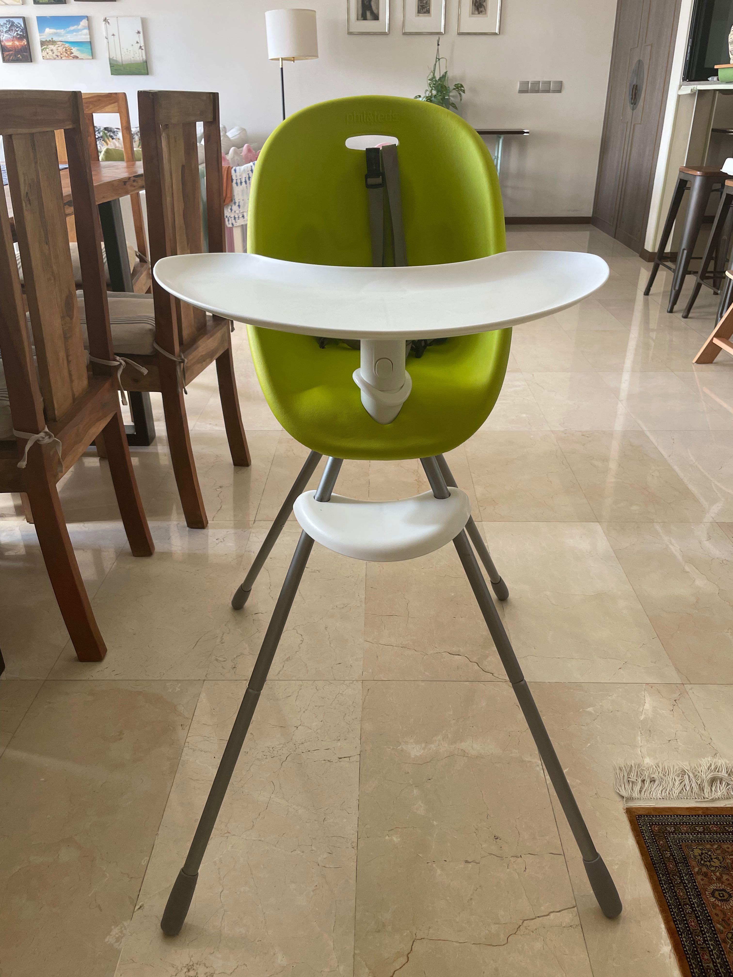 High chair with big tray sales
