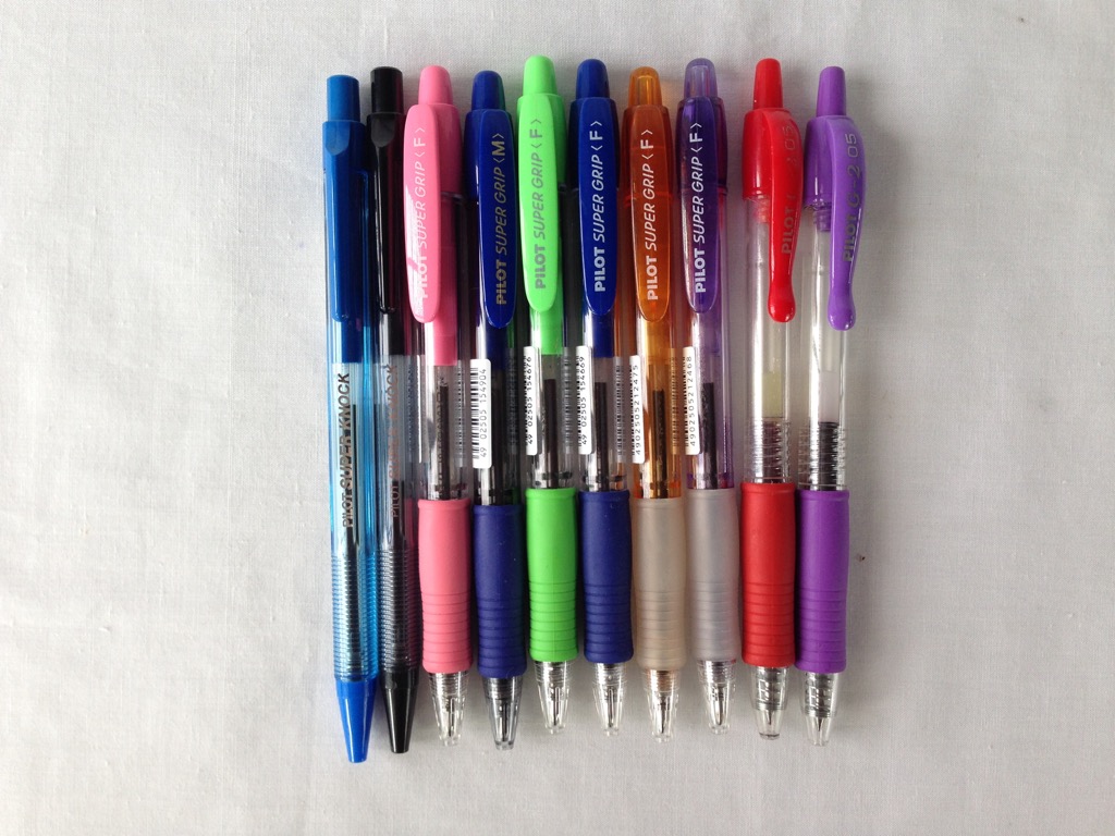 Pilot Ball Pen and Pilot Gel Pen, Hobbies & Toys, Stationary & Craft