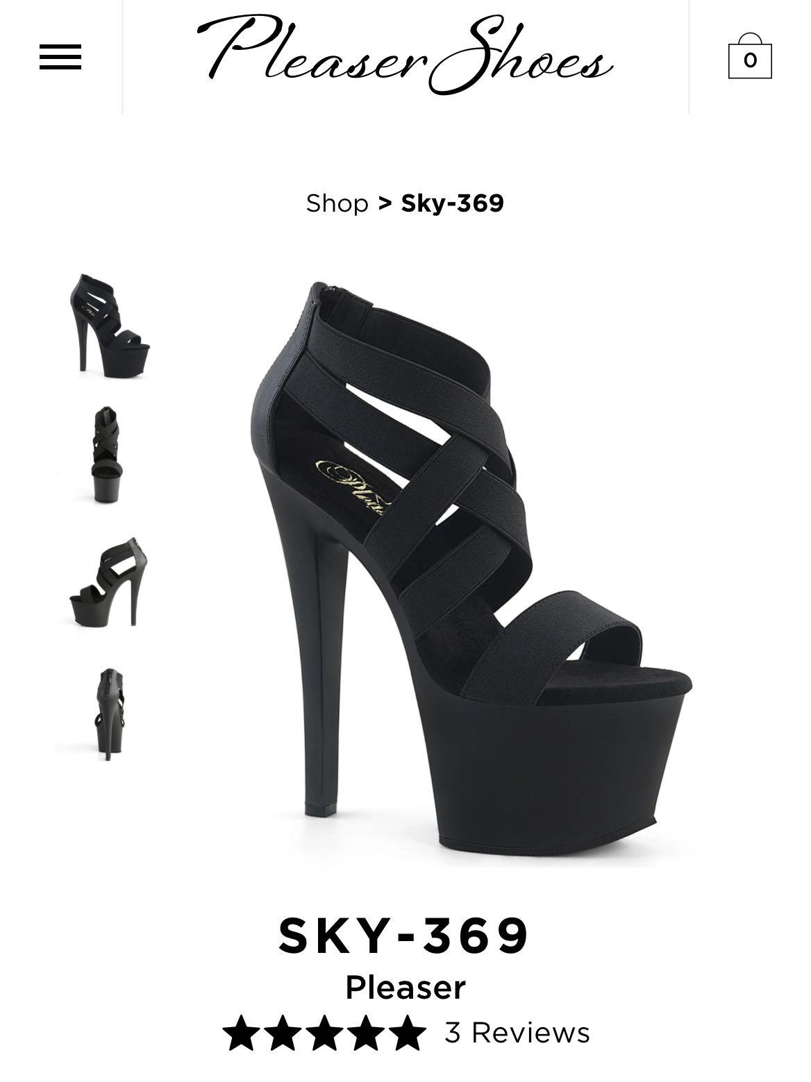 Pleaser SKY-369 - Black