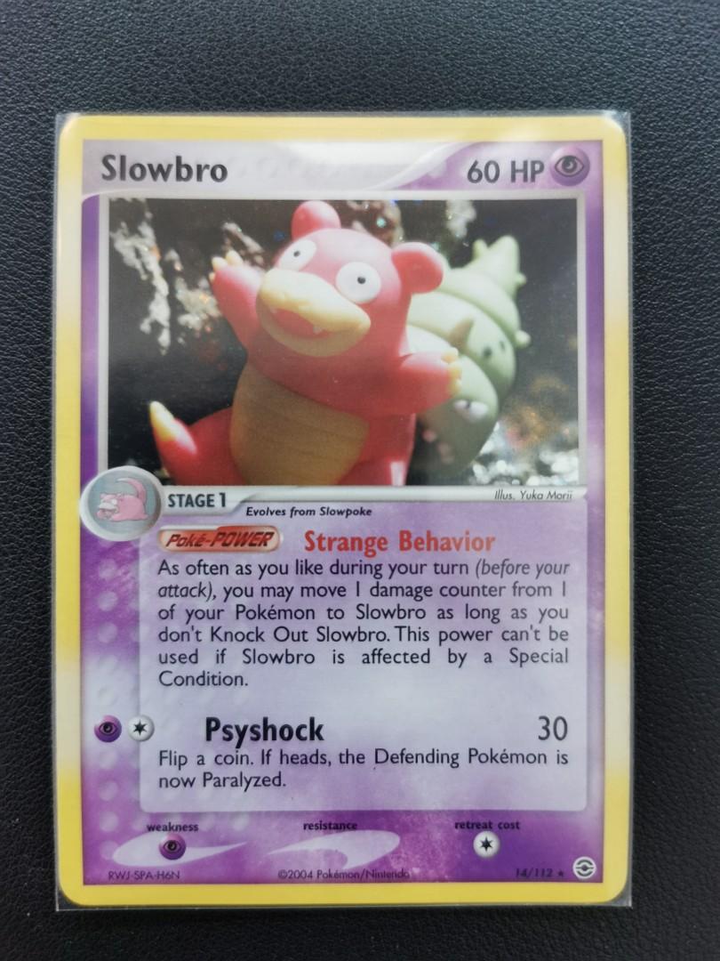 Pokemon tcg Slowbro 14/112 Holorare, Hobbies & Toys, Toys & Games on  Carousell