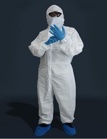 PPE COVERALL HAZMAT (Category: Medical Supplies & Tools) located in Plaridel. Submitted by nikki.anne (Listing ID 1120879836, Image 1). Description: PPE HAZMAT SUIT/BUNNY SUIT Used for LEVEL 3-4 ISOLATION UNITS MICROFIBER WATER REPELLANT AND RESISTANT WASHABLE, REUSABLE 50-100 PIECES 400.00 100-300 PIECES 390.00 500 PIECES AND ABOVE 370.00 MADE TO ORDER dm for orders 09089145683.