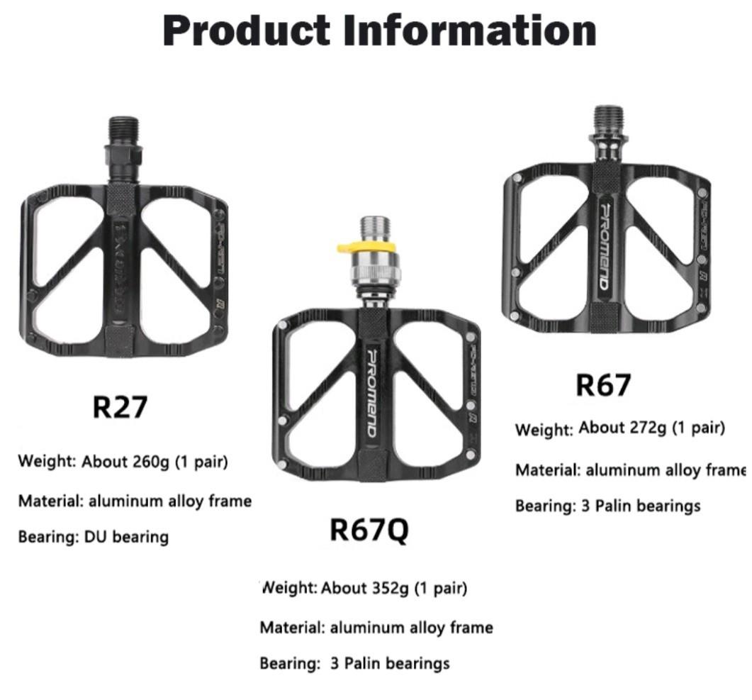 Pedal clearance promend r27