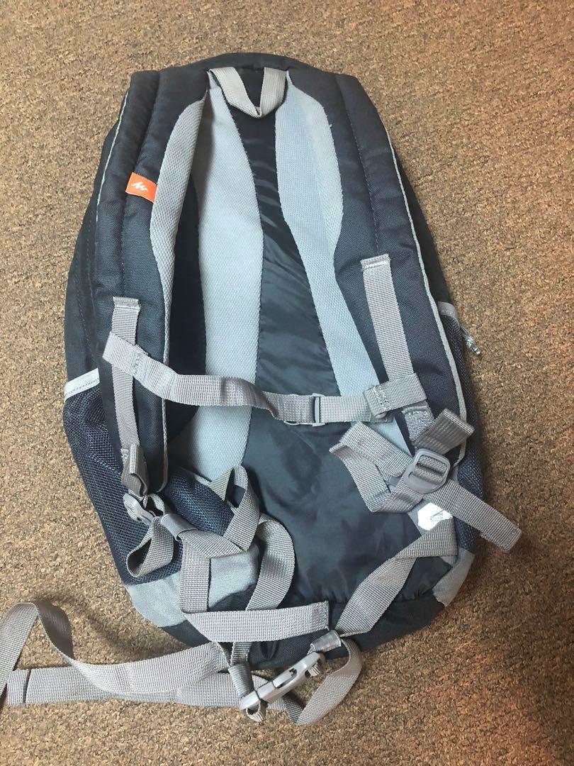 Quechua Backpack Grey, Men's Fashion, Bags, Backpacks on Carousell