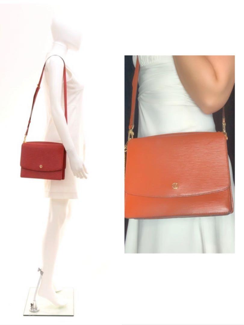 Louis Vuitton, Bags, Gorgeous Authentic Louis Vuitton Epi Grenelle Kenya  Brown Handbag