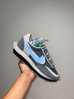 sacai x clot grey