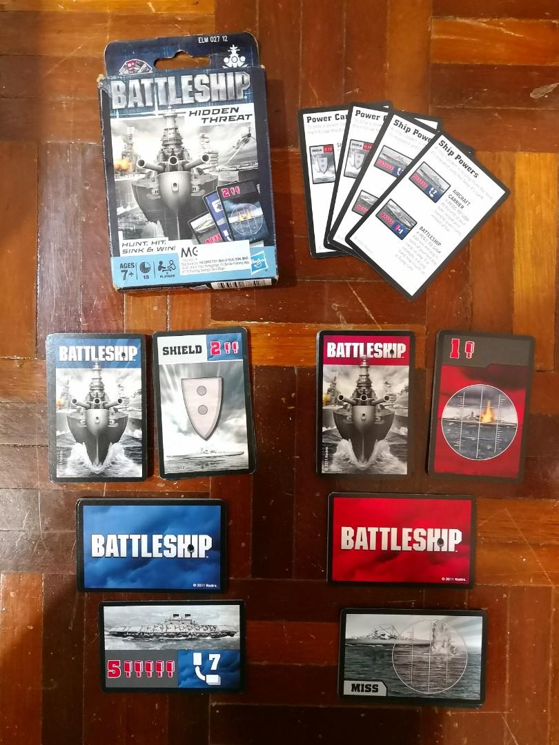 SellFast Battleship Card Game Original Hasbro MB Games Playing Cards